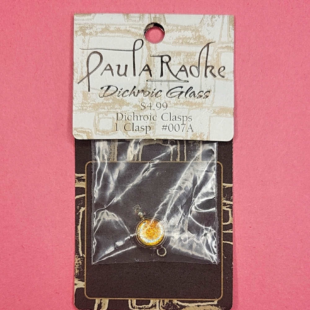 Paula Radke Dichroic Glass Clasp